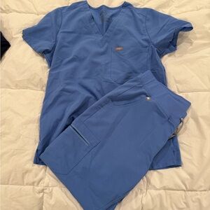 Blue Scrub Set